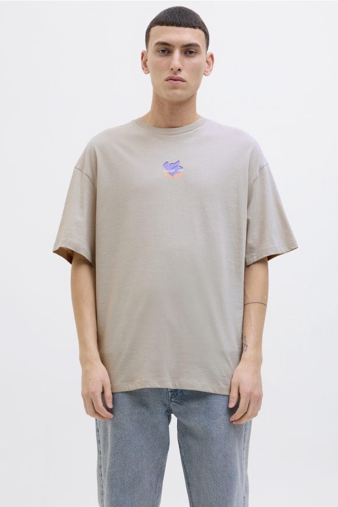 JJEAMES TEE SS CREW NECK 12268471 MOONBEAM